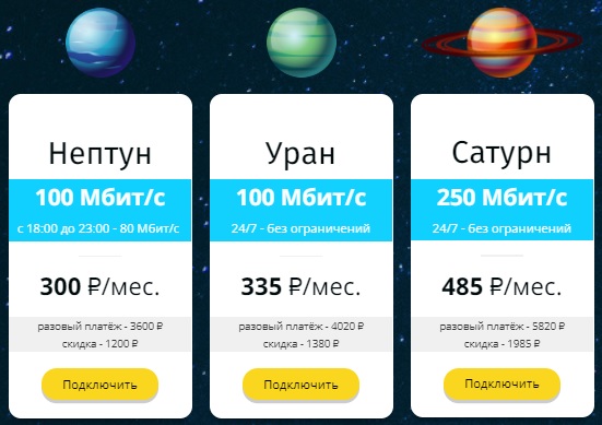 ПушкинNet тарифы